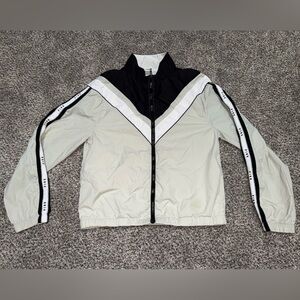 Pink gray track jacket